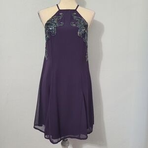 NBD Bria Embellished Dress in Dark Indigo NWT Size Medium‎